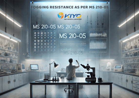 Fogging Resistance as per MS 210-05