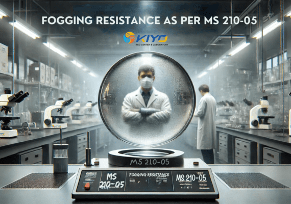 Fogging Resistance as per MS 210-05