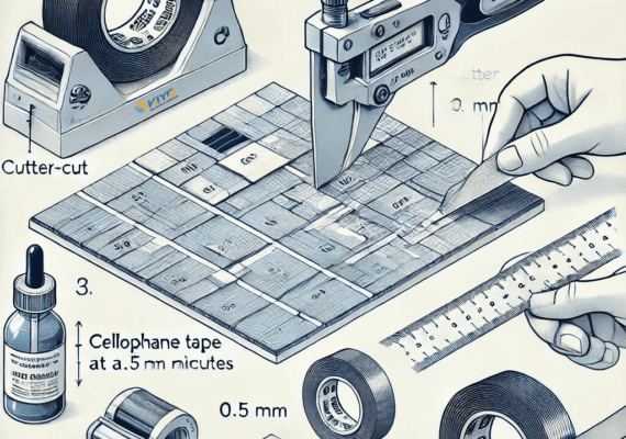 Adhesion test as per Standard MS 655-08