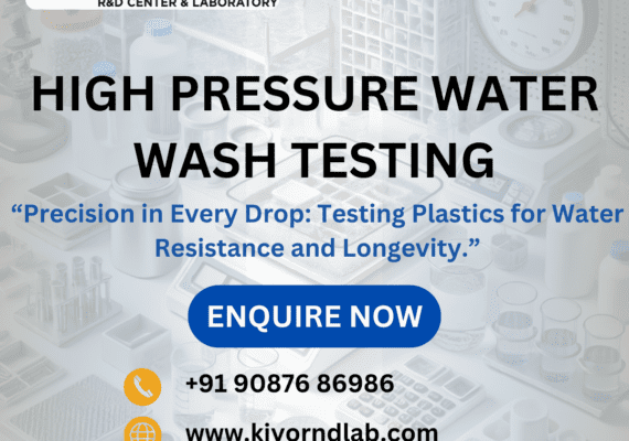 High Pressure Water Wash Testing As Per ASTM D570