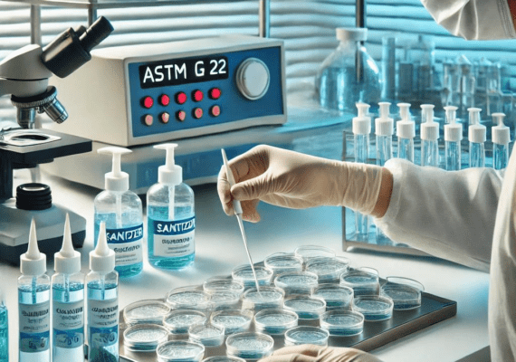 Sanitizer Resistance Testing As Per ASTM G 22