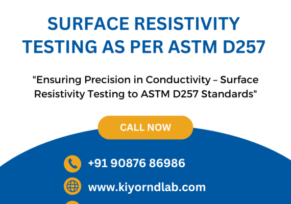 Surface Resistivity Testing As Per ASTM D257 - Kiyo R&D